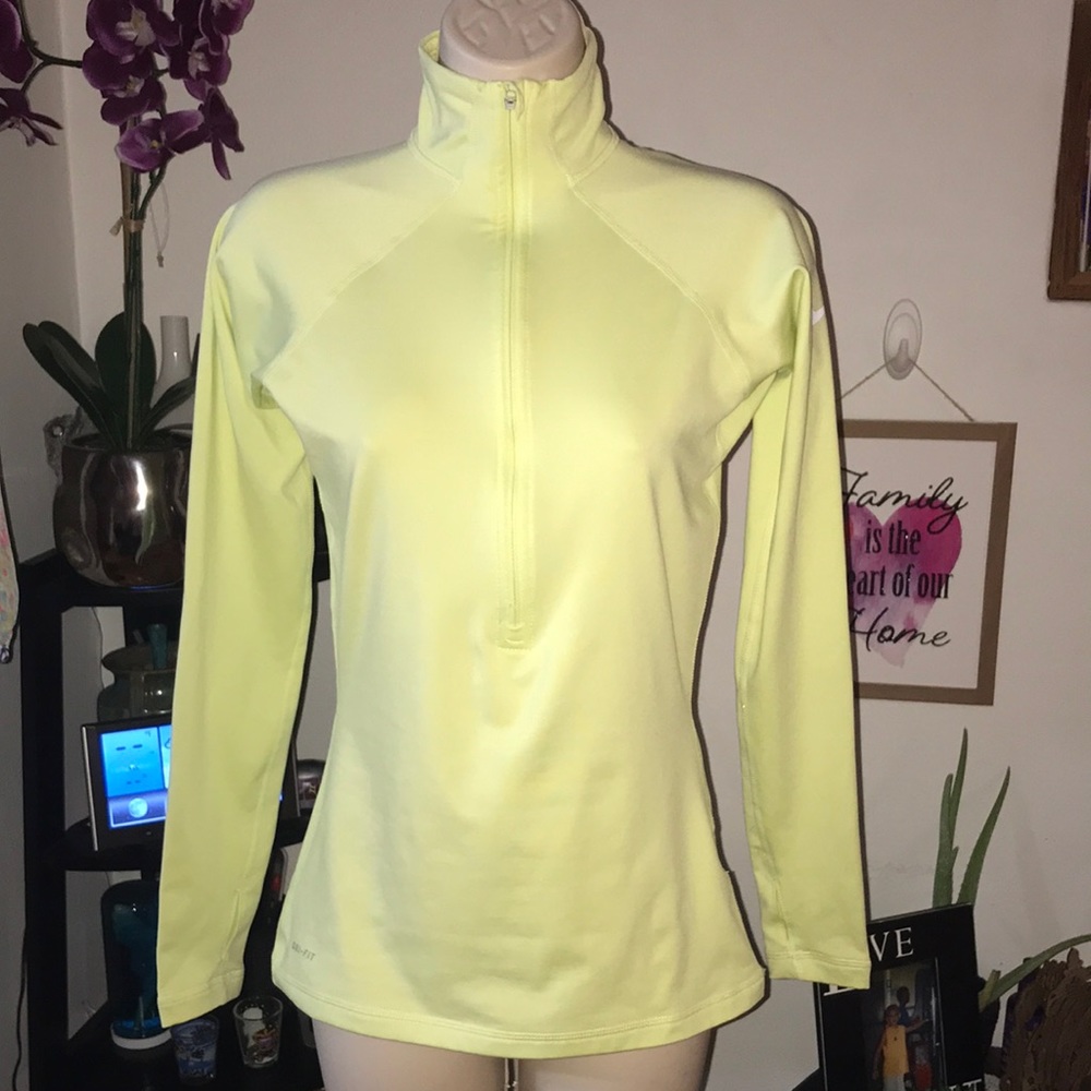 Nike sweatshirt half way zipper